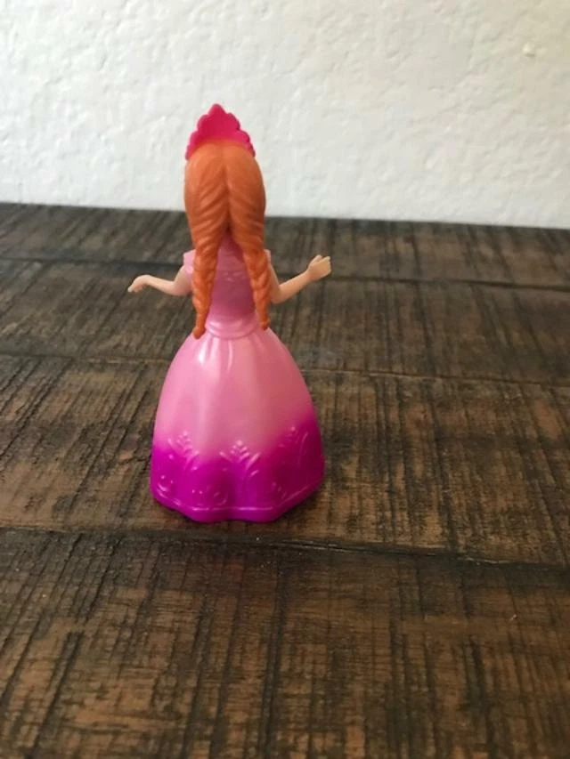 2009 Mattel Polly Pocket Disney Princesa Clipe Mágico Anna 4" Estatueta Solta - Imagem 2 de 3