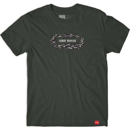 Chocolate Jesus Skates T Shirt - Asphalt - 第 1/1 張圖片