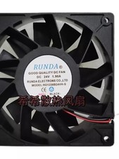 RUNDA RD1238B24VH-S 12038 DC24V 1.90A 12CM 2-Wire Cooling Fan