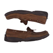 Sperry Top Sider Mens Boat Shoes Size 9.5 M Brown Suede Tie 0194123