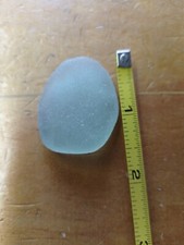  1 PIECES PERFECT FOR JEWLERY AQUA GREEN GENUINE BEACH SEA GLASS NATURAL SURF