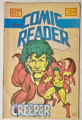 The Comic Reader #144 -- June 1977 - The Creeper Cover