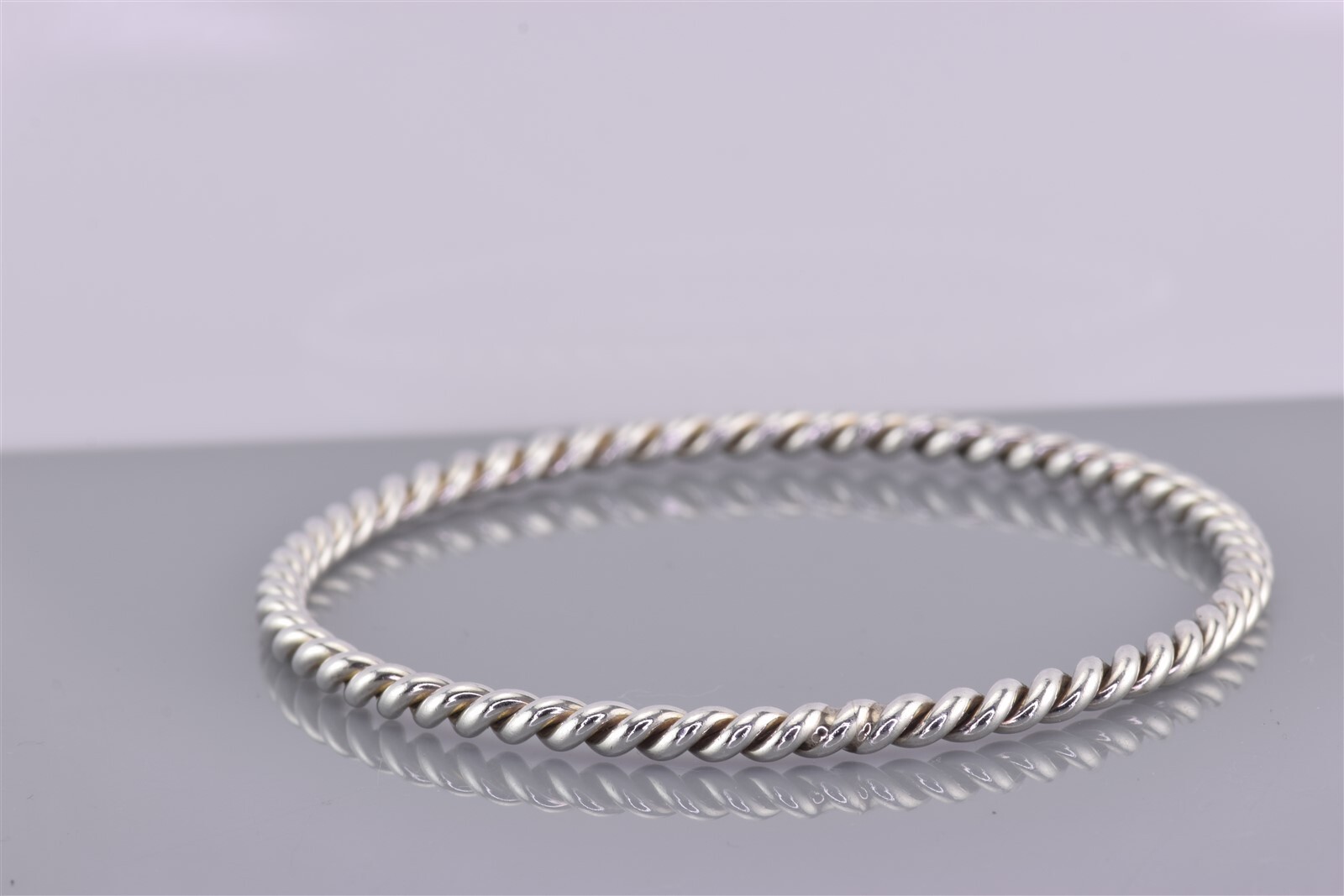 Sterling Silver 3mm Solid Twisted Cable Layering … - image 5