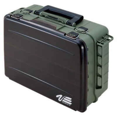 MEIHO Versus VS-3080 Tackle Box Matte Green 2.7kg Large Storage Case Japan New