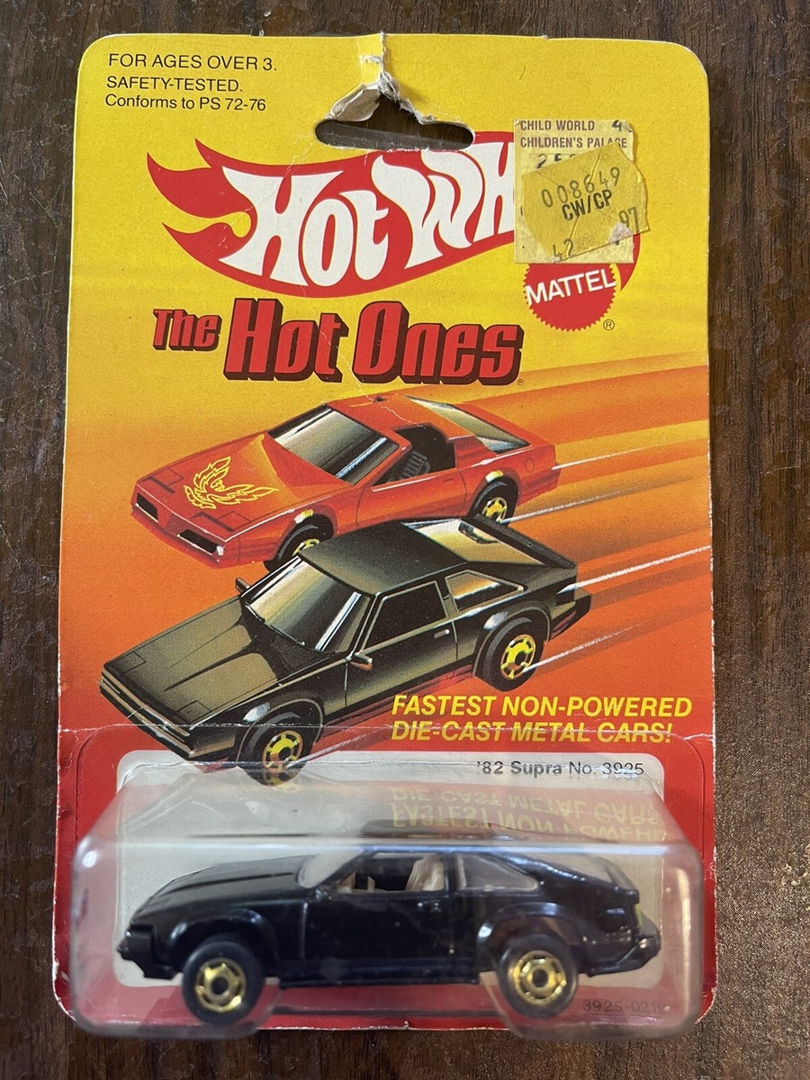 Rare Vintage 1982 HOT WHEELS THE HOT ONES 82 TOYOTA SUPRA BLACK