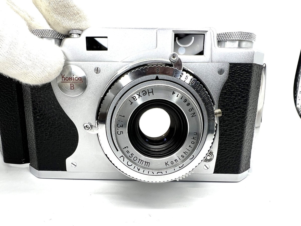 Near MINT] Konica II B IIB Rangefinder Camera 50mm f3.5 From