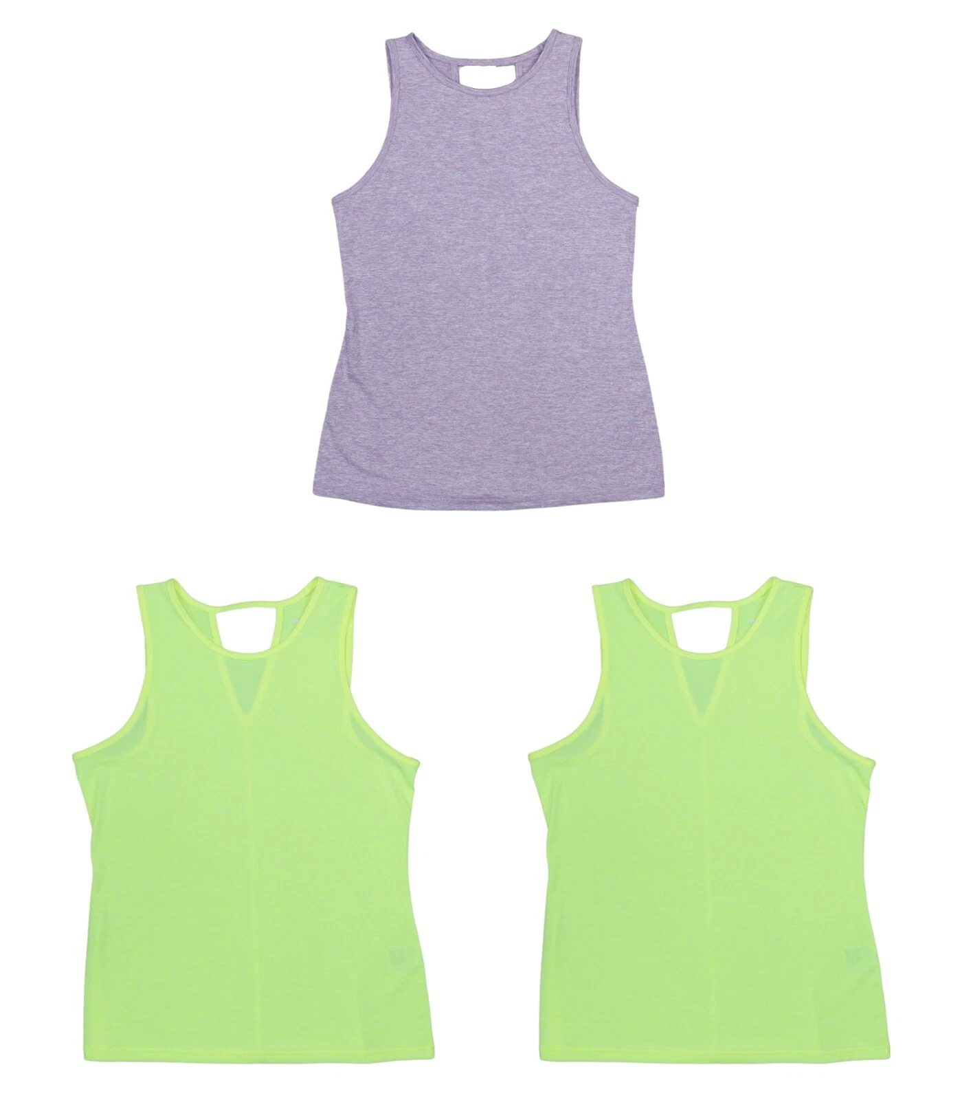 Ideology Performance 3-Pack Keyhole Back Athletic Women's Tank Top L NWT
