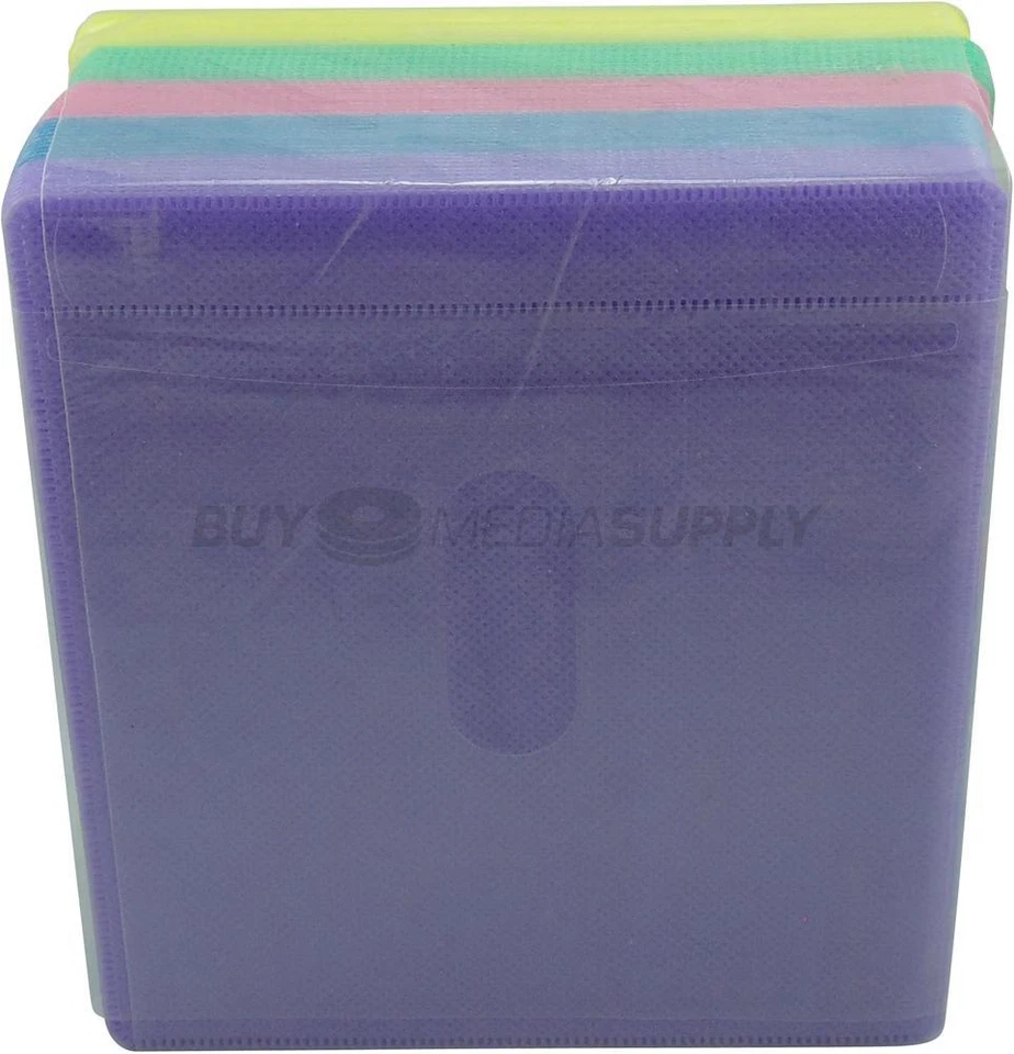 Lote de CD/DVD de doble cara funda de plástico multicolor no tejida Foto 3 de 3