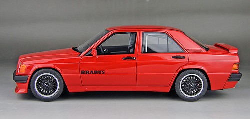 OTTO Benz Brabus 190E 3.6S W 201 Resin Diecast 1/18 Model Car Collection Red NIB - Picture 5 of 10