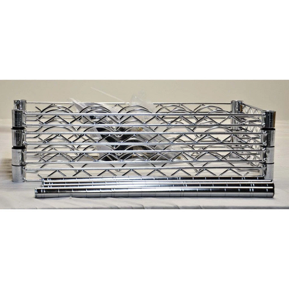 Seville Classics SHE05120 20-Bottle Chrome Wine Rack Foto 4 de 4