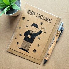 Funny 1990s Mr Benn Tv show Christmas card