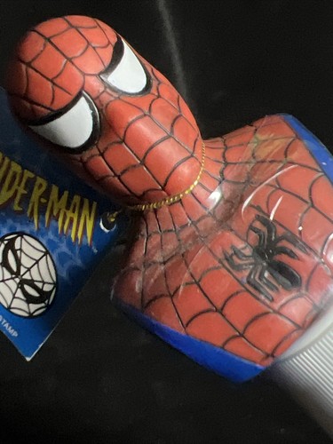 RARE VINTAGE 2002 MARVEL SPIDER-MAN STAMPER CANDY TOPPER NWT - Picture 6 of 9