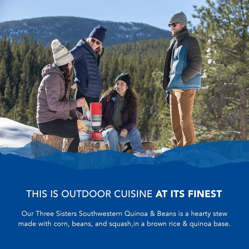 Alimentos liofilizados, quinua y frijoles, 2 porciones, veganos sin gluten, 14 g de proteína Foto 3 de 4