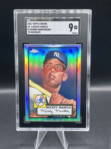 Mickey Mantle #SP-1 2021 Topps Chrome Platinum Anniversary card