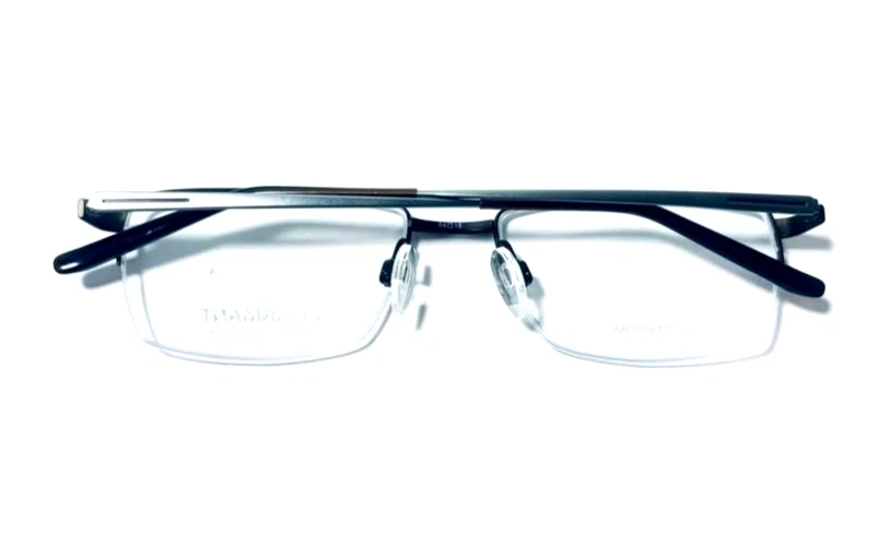 ÓCULOS CHARMANT TITANIUM PERFECTION CH11441 BR MEIO ARO AUTÊNTICO 54-18-140 - Imagem 2 de 4