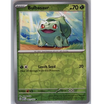 Bulbasaur - (Reverse Cosmos Holo) (Costco Exclusive) Holo Common Miscellaneous C