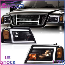 Sindar Auto Led Headlight For Ford F150 F-150 2004-2008 Driver Passenger Side