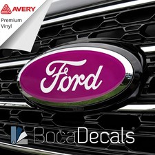 Bocadecals Emblem Overlay Insert Decals For 2024-2026 Ford F150 Set Of 2