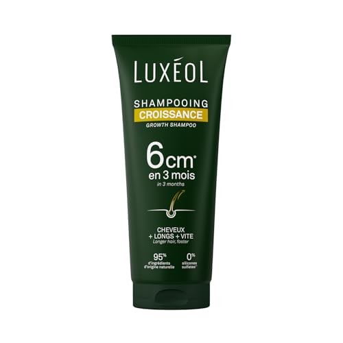 Shampoing Croissance Luxéol la cure pousse 6cm idéale après un changement de saison