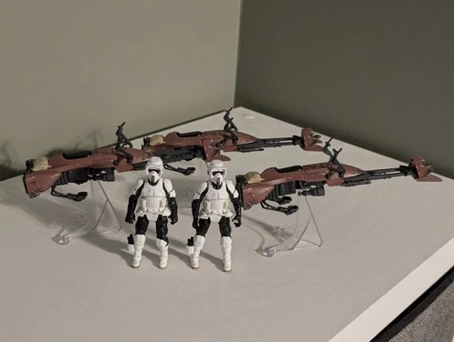 Star Wars Vintage Collection Return of the Jedi  Speeder Bike and Scout Lot