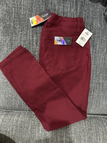 YMI Women’s Forever Color Skinny Plus Size 2X Pants Jade NEW Stretch