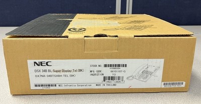 NEC 1090030 DSX 34B BL SUPER DISPLAY TEL Black DX7NA-34BTSKBH