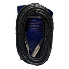 NEW Livewire Advantage Balanced Audio Cable 1/4" TRS to XLR Male Interconnect