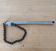 Vintage Craftsman 12" Chain Strap Wrench 55713 WF Made in USA 4" Capacity