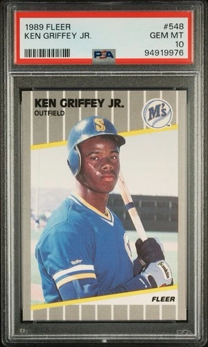 1989 Fleer Ken Griffey Jr RC #548 PSA 10 GEM MT Seattle Mariners HOF
