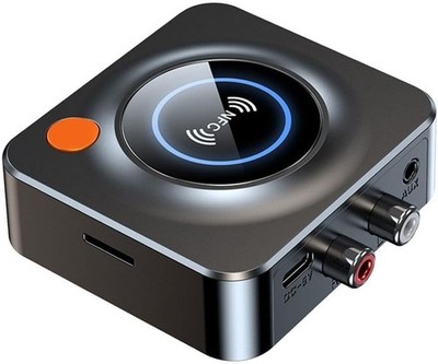 eppfun Bluetooth 5.3 Receiver for Home Stereo, with NFC, TF Card Slot, Brown 