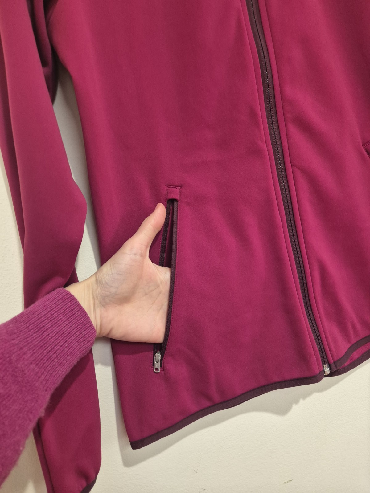 Helly Hansen Burgundy Performance Jacket Full Zip… - image 6