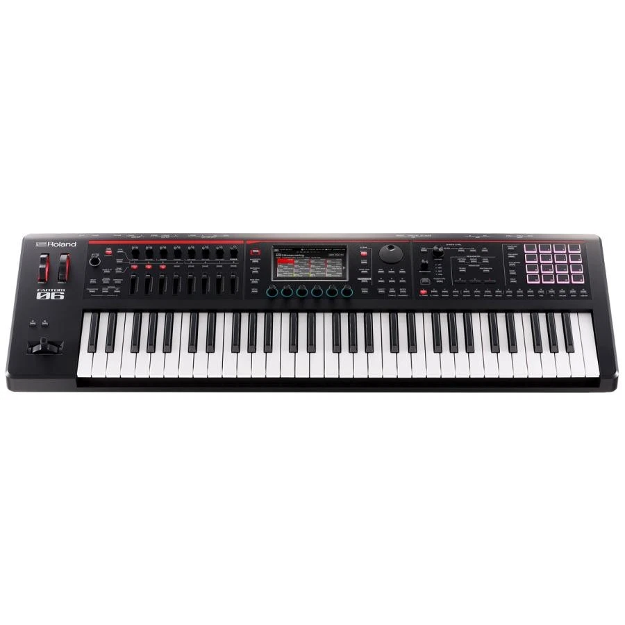 Roland Fantom-06 61-Key SuperNATURAL Synthesizer Keyboard Fantom06 Black - Image 2 of 4