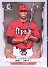 2014 Bowman Draft #CDP95 Matt Railey Chrome