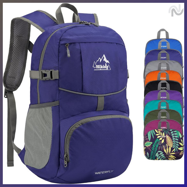 Faltbarer Rucksack Ultraleicht 25L Wanderrucksack Tagesrucksack Outdoor-image