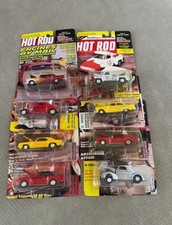 Racing Champions Hot Rod Magazine Editions Complete Set of Eight Different Scale
