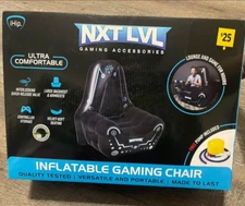 IHip NXT LVL Inflatable Gaming Chair,  Pump Included Black And Blue (Brand New)