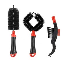 3pcs Mountain Bike Maintenances Brushes Portables Cycling Cleaning Brushes