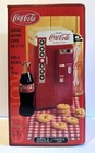 Vintage 2001 Coca Cola Cookie Jar Gibson Ceramic Soda Vending Machine NIB