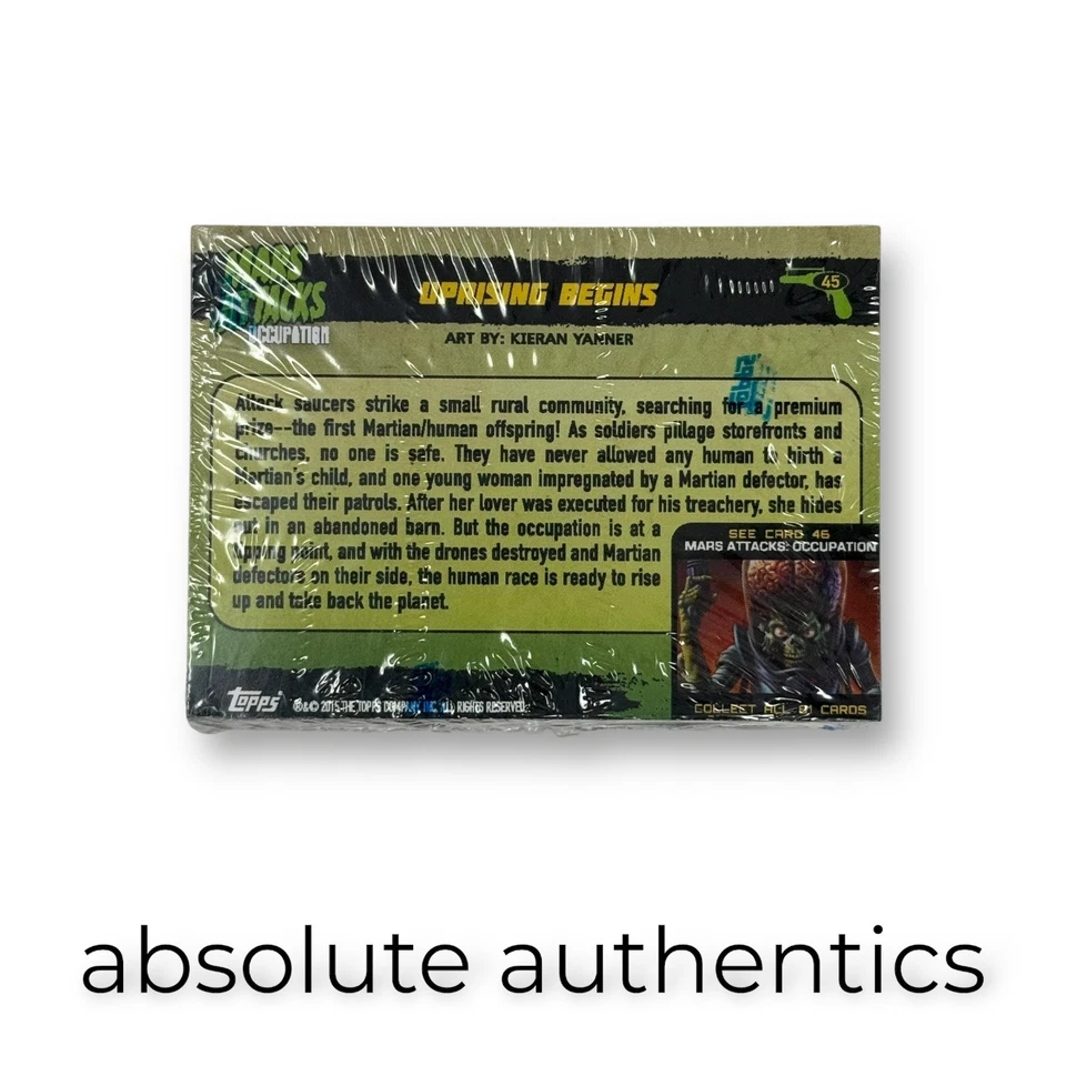 2015 Topps Mars Attacks! Occupation Factory Sealed Concept Art Parallel Set - Image 3 of 3