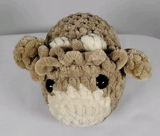 Handmade Crochet Plush Cow Toy Stuffed Animal