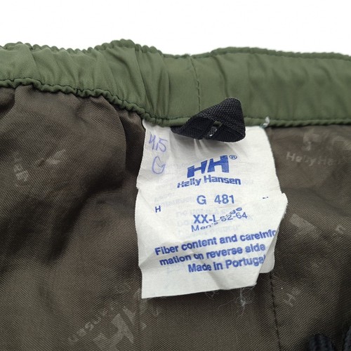Pantalón impermeable vintage Helly Hansen verde hombre Eb2 talla 2XL XXL - Imagen 4 de 7