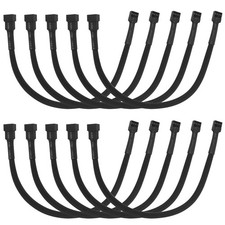 10pcs 4 Pin PWM Fan Extension Power Cable Connector Case Male to Female for C...