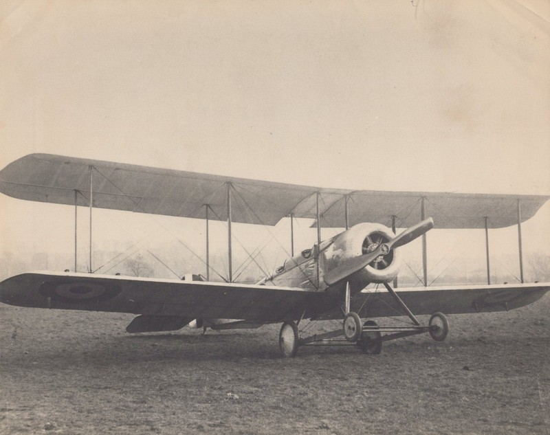 WW1 Bristol TB8 Biplane RFC RNAS Early Aviation England 1914 - Original Photo