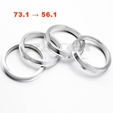 73.1mm To 56.1mm Hub Centric Rings Aluminum For Nissan Honda Acura Universal Fit