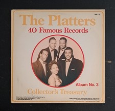 The Platters "40 Famous Records" Collector's Treasury Album No .3 Vinyl Record