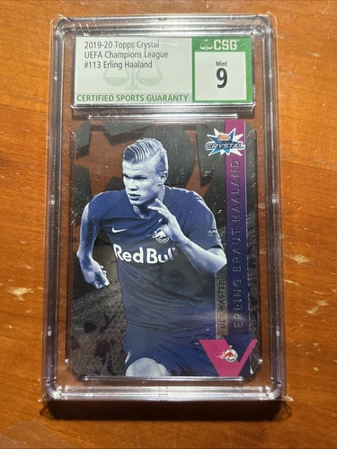 Erling Haaland - 2019 Topps UCL Crystal UEFA Champions League #113 - CSG 9