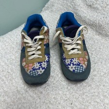 Inkkas Hendrix Jogger Floral Patchwork Suede Sneakers Women's 7