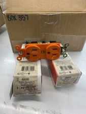 Pass & Seymour IG6200 Duplex Receptacle 15A 125V Spec Grade (Lot Of 2)