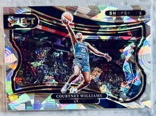 2025 WNBA Panini Select Cracked Ice Snapshots 🧊 COURTNEY WILLIAMS #10 Lynx 🏀