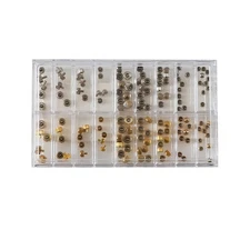 140pcs 3-5mm Long&Short Tube Assorted Waterproof Watch Crown Watchmaker Acc Kit